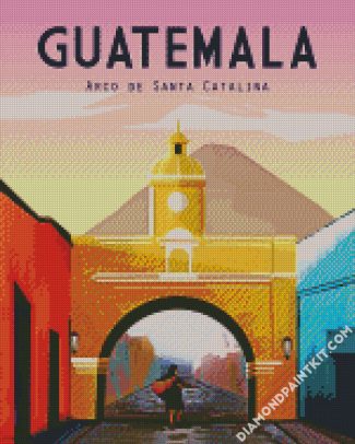 Guatemala Poster diamond painting