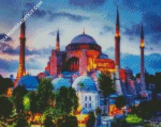 Hagia Sophia Mosque diamond painting