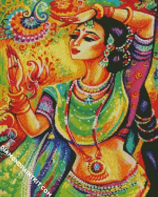 Indian Dancer diamond painting