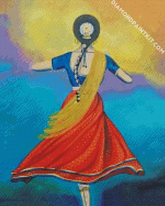 Indian Dancer Girl diamond painting