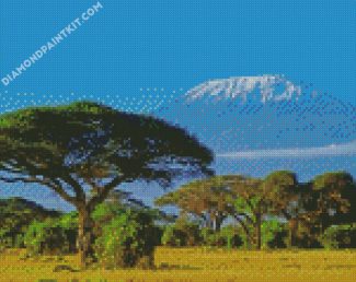 Kenya Landscape diamond painting