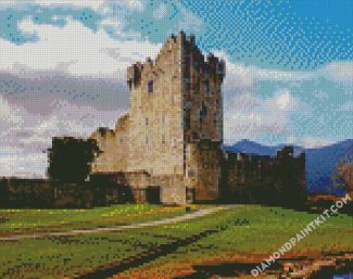 Killarney Ross Castle diamond painting