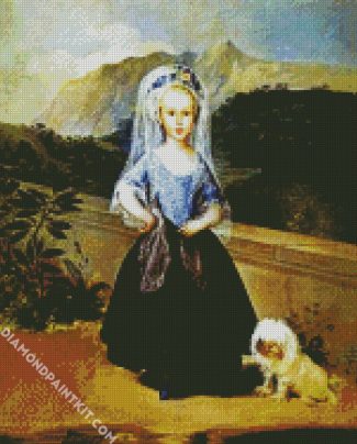 Maria Portrait Francisco Goya diamond painting