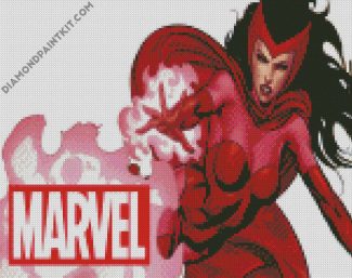 Marvel Hero Wanda - 5D Diamond Painting 