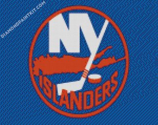 NY Islanders Logo diamond painting