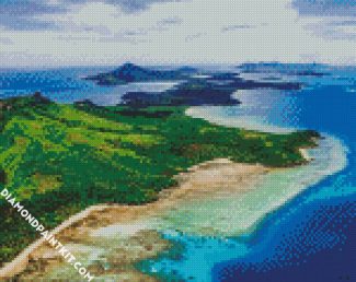 Oceania Fiji Island diamond painting