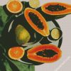 Papaya And Citrus Orange diamond painting