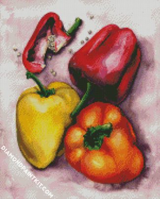 Peppers Vegetable diamond painting