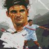 Roger Federer Player diamond painting