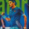 Roger Federer Tennis diamond painting