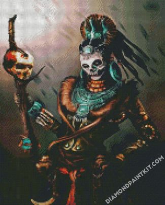 Skull Jester diamond painting