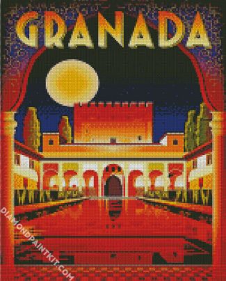 Spain Granada Poster diamond painting