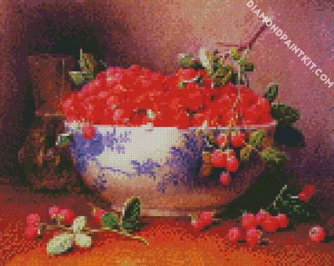 Still Life Raspberries diamond painting