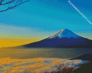 Sunrise At Mt Fuji diamond painting