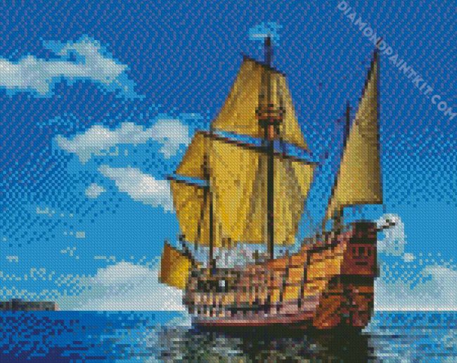 The Galleon Ship diamond painting