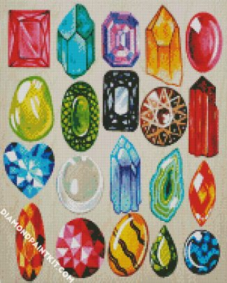 The Gemstones diamond painting