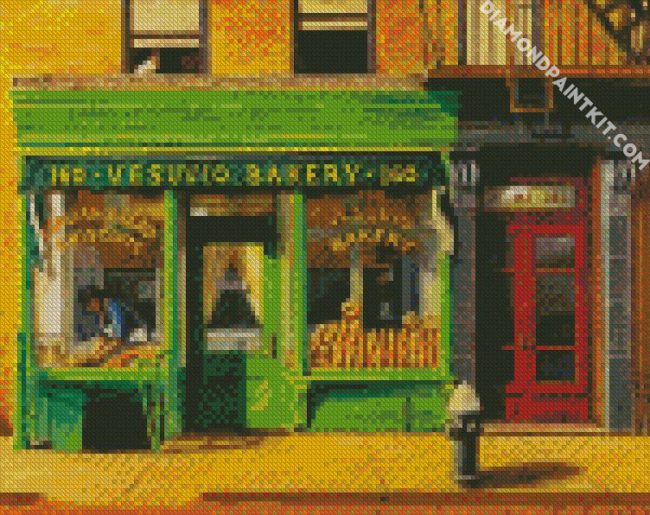 Vintage Bakery Shop diamond painting