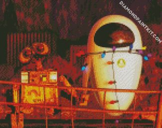 Wall E And Eve Film diamond painting
