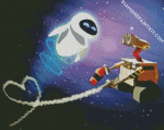 Walle E And Eve diamond painting