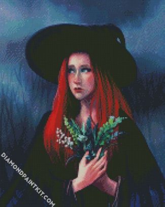 Witch Girl diamond painting