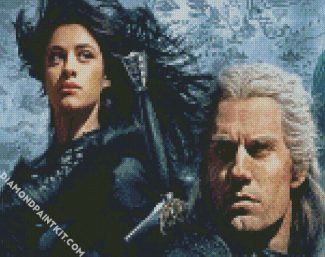 Yennefer And Geralt Of Rivia diamond painting