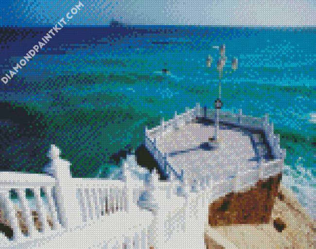 Mediterranean Balcony Benidorm diamond painting