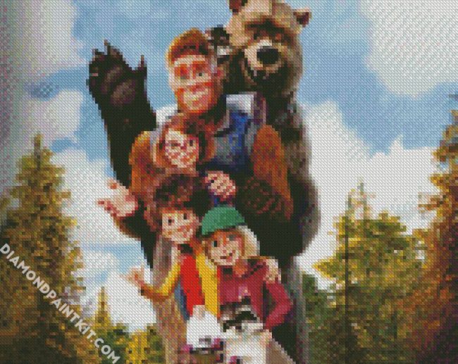 Bigfoot Family Animated Movie diamond painting