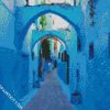 Chefchaouen Arch Streets diamond painting