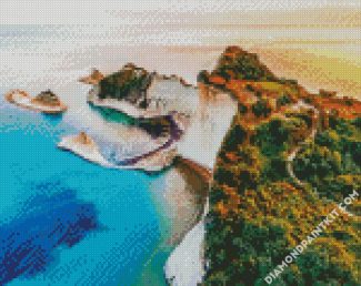 Corfu Island diamond painting