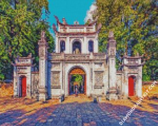 Hanoi Temple Of Literature diamond painting