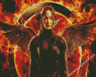 Katniss Everdeen Hunger Games diamond painting
