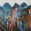 Aberdeen Angus Cows diamond painting