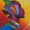 African Man With Beads diamond painting