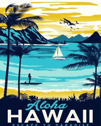 Aloha Poster diamond painting