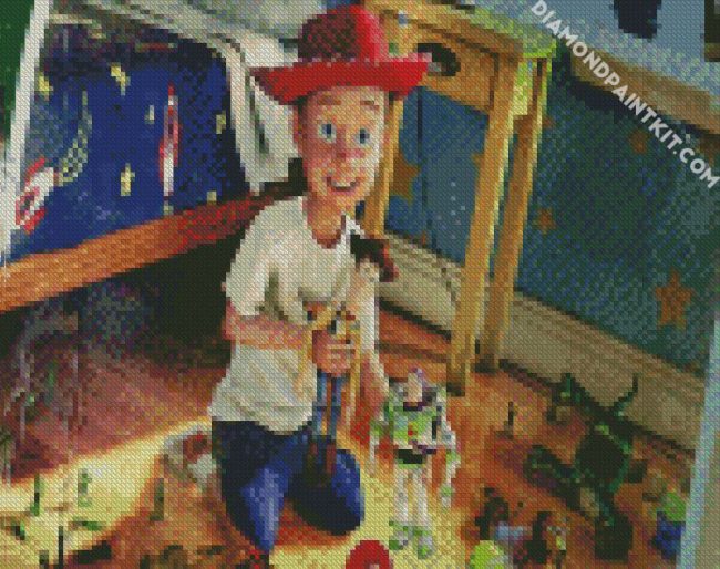 Andy Davis Toy Story diamond painting