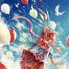 Anime Girl Balloons diamond painting