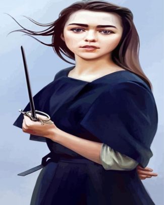 Arya Stark Game Of Thrones diamond painting