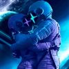 Astronauts Couple diamond painting