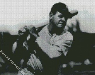 Babe Ruth Baseballer diamond painting