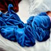 Baby In Blue Blanket diamond painting