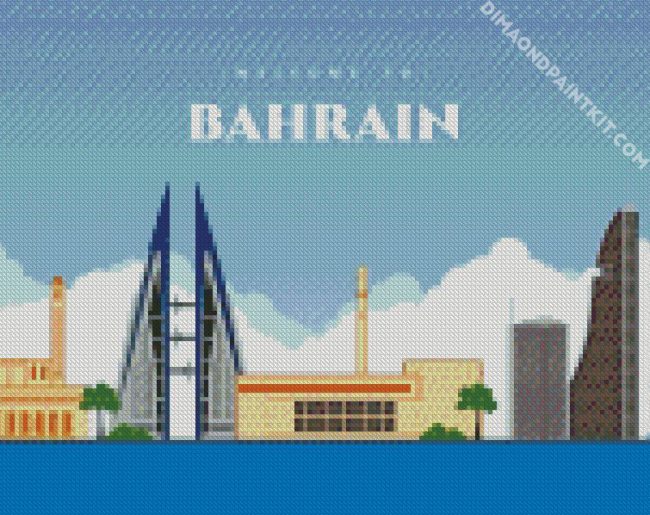 Bahrain Posters diamond painting