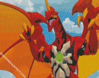 Bakugan Battle Brawlers Dragon Character diamond painting