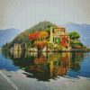 Balbianello Villa Water Reflection diamond painting