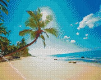 Barbados Caribbean Island Beach diamond painting