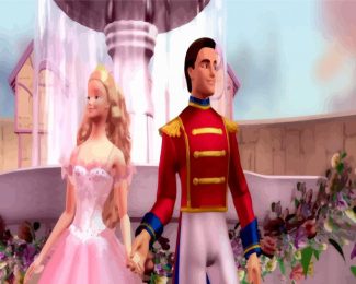 Barbie And Prince diamond painting