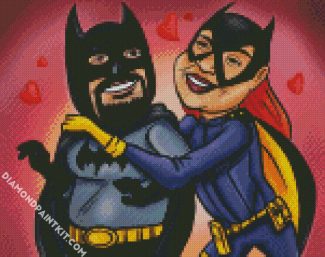 Batman And Batgirl diamond painting