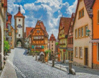 Bavarian Streets diamond painting