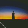 Beacon Lighthouse At Sunset diamond painting