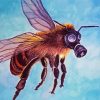 Bee With Gas Mask diamond painting