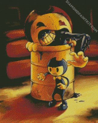 Bendy Game Character diamond painting